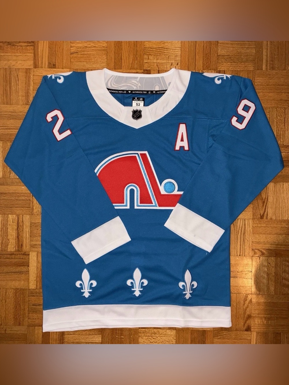 Colorado Avalanche Quebec Nordiques Nathan MacKinnon Alternate Heritage Jersey
